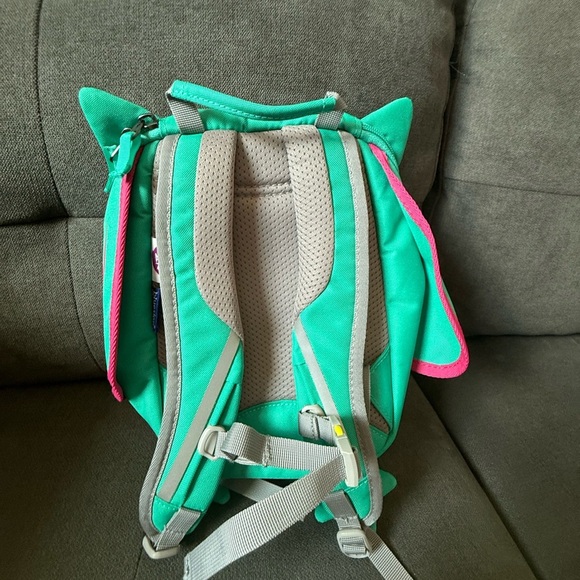 Affenzahn Owl Teal and Pink Mini Backpack - Picture 5 of 8